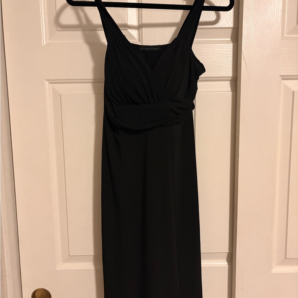American City Wear Classic Black Midi Dress